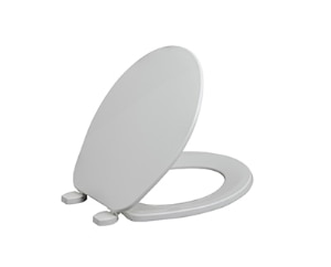 Gerber Round Front Toilet Seat With Cover - Gerber